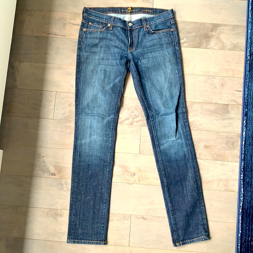 7 for All Mankind jeans, straight cut size 30